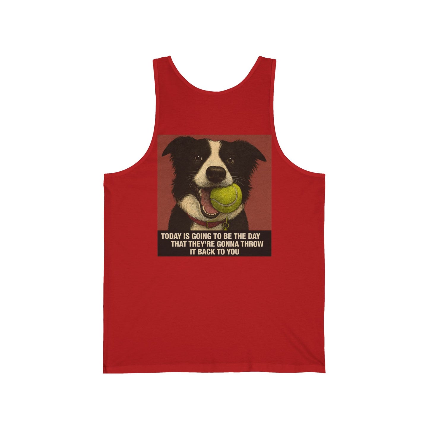 WonderBall Custom Border Collie Tank