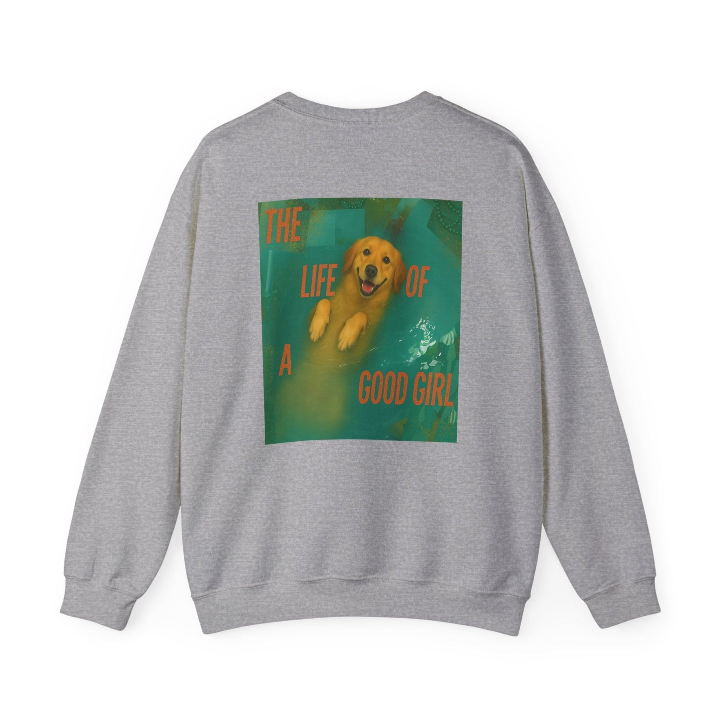 The Good Girl Era - The Life Of A Showgirl Sweatshirt (Back Image)