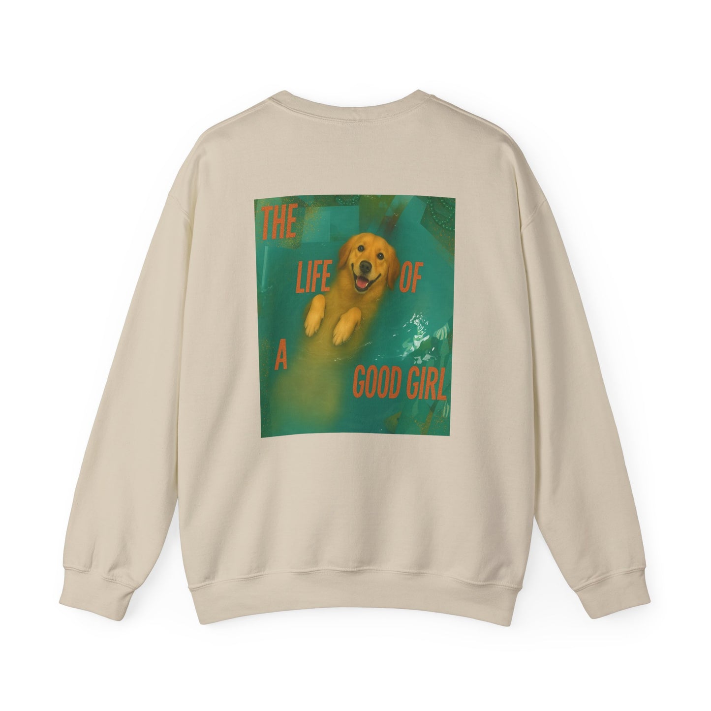 The Good Girl Era - The Life Of A Showgirl Sweatshirt (Back Image)