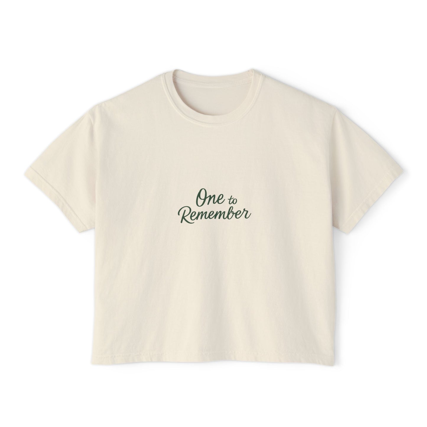 12R Logo Boxy Women's Nature Tee