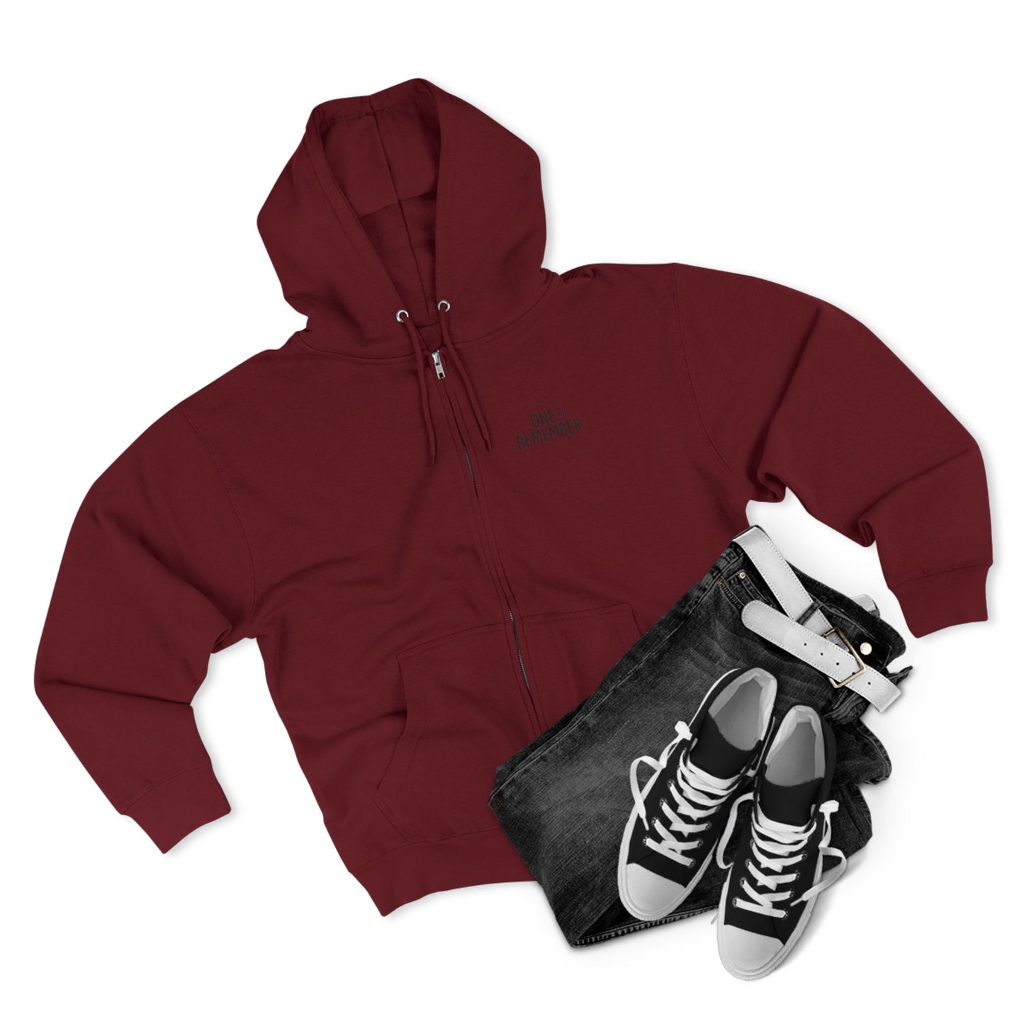 One To Remember Zip-UP Hoodie (Soft Nature)