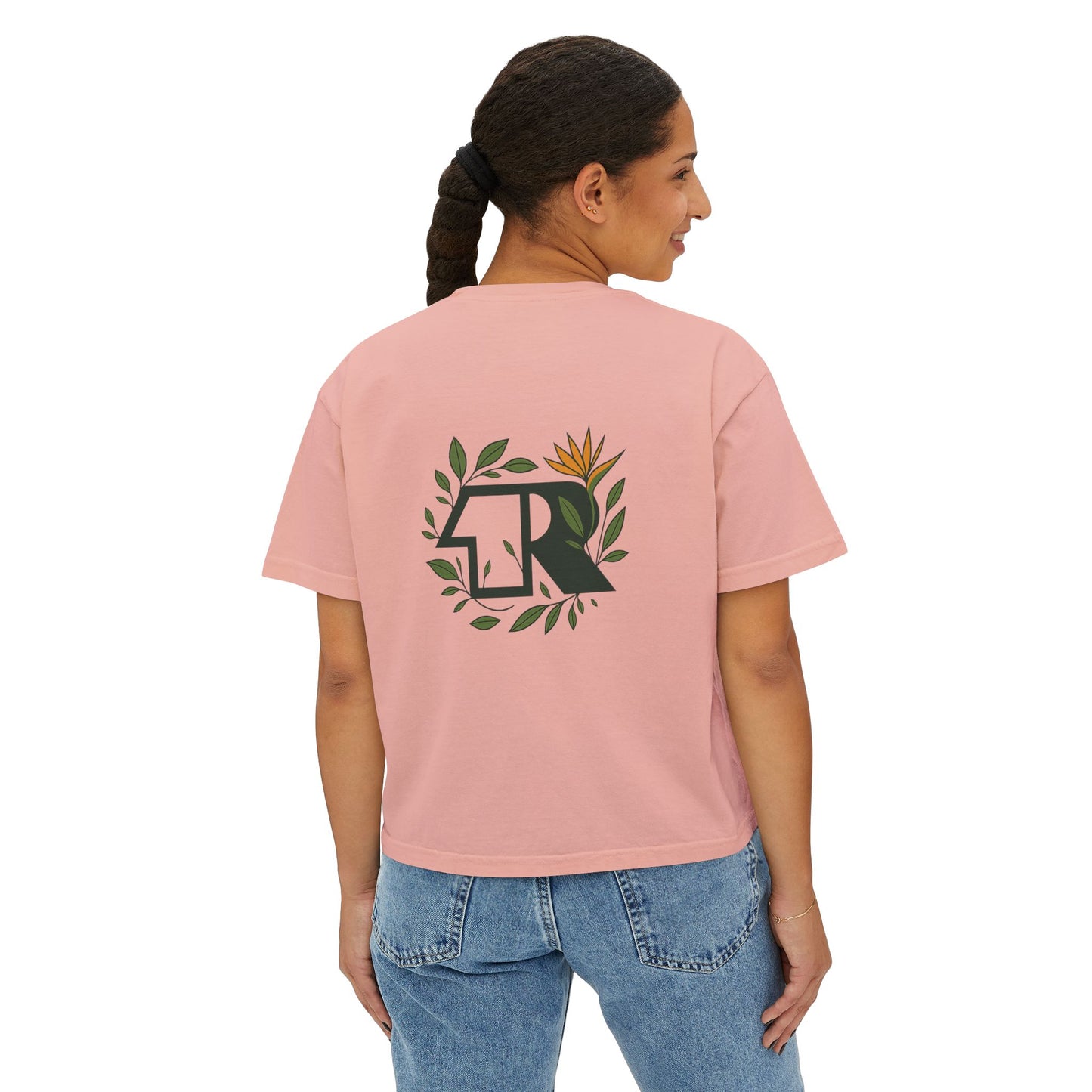 12R Logo Boxy Women's Nature Tee