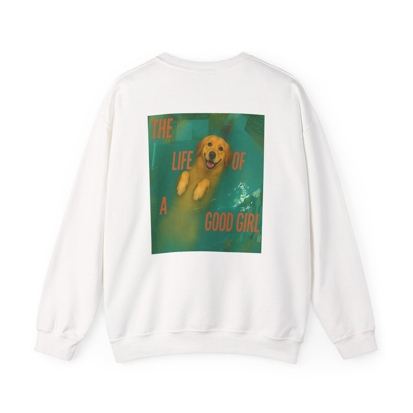 The Good Girl Era - The Life Of A Showgirl Sweatshirt (Back Image)