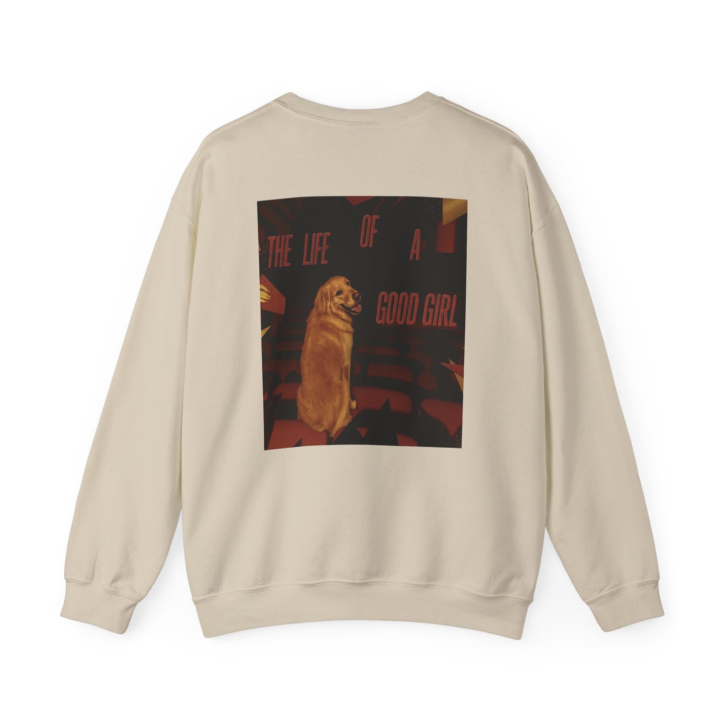 The Good Girl Era - It's Frightening Edition Sweater. (Image on Back)