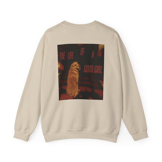 The Good Girl Era - It's Frightening Edition Sweater. (Image on Back)