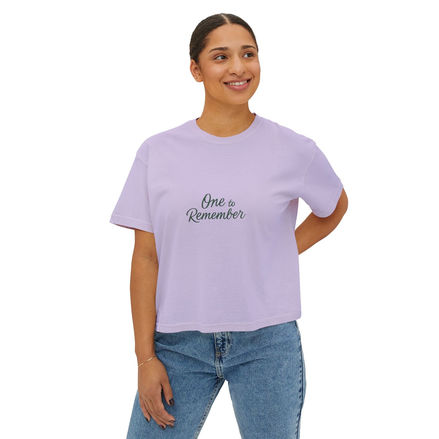 12R Logo Boxy Women's Nature Tee