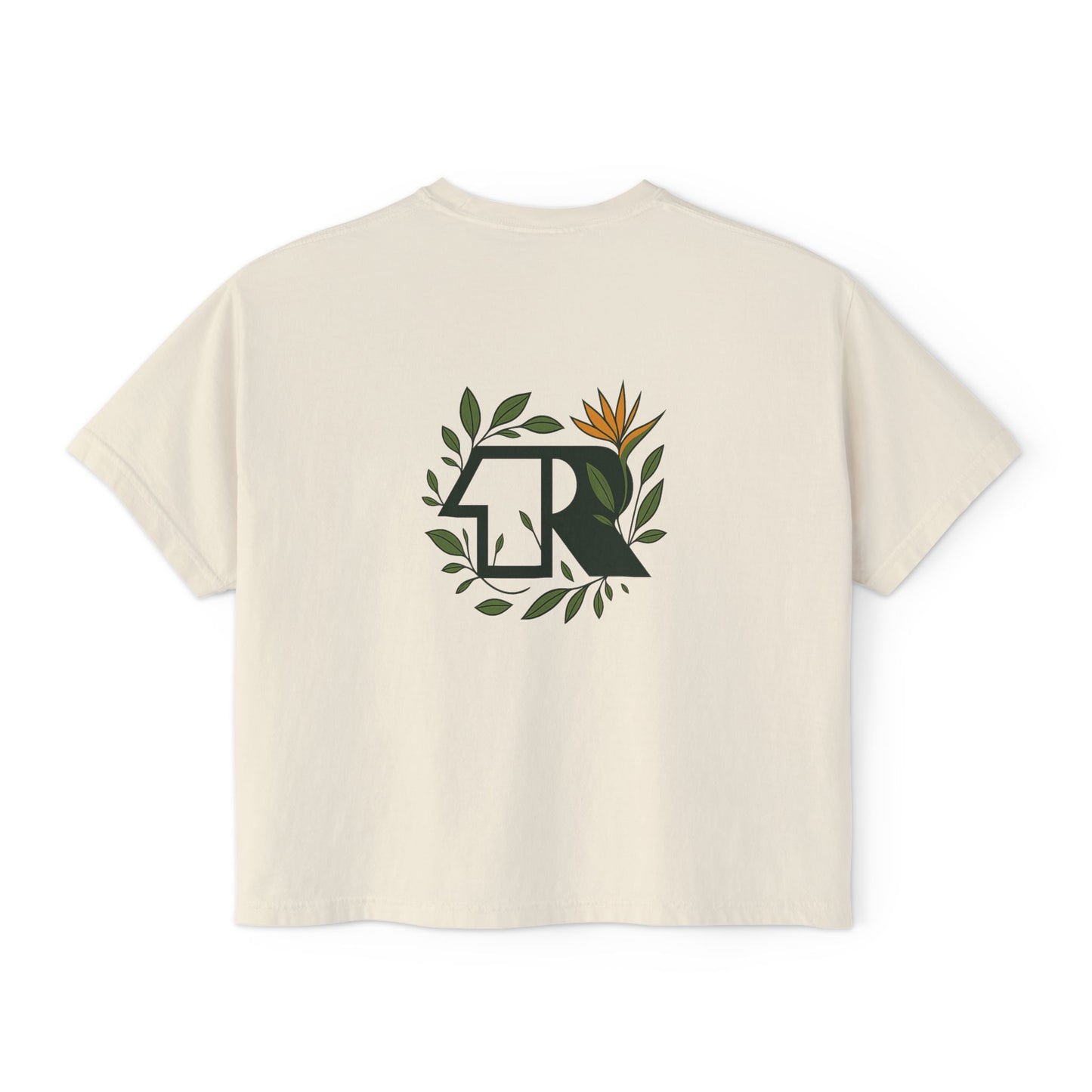 12R Logo Boxy Women's Nature Tee