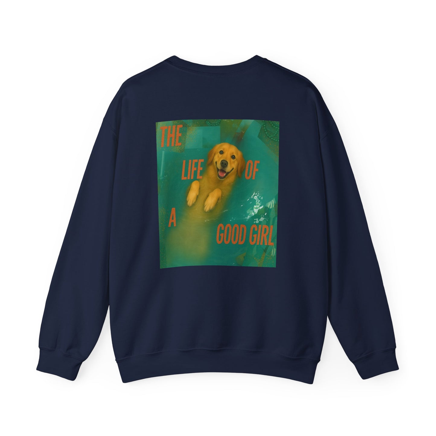The Good Girl Era - The Life Of A Showgirl Sweatshirt (Back Image)