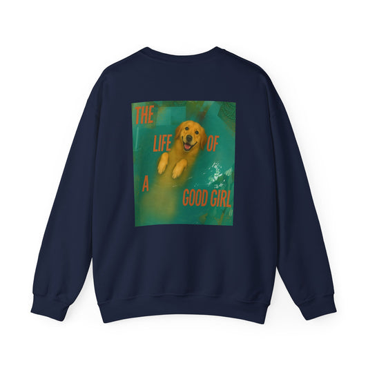 The Good Girl Era - The Life Of A Showgirl Sweatshirt (Back Image)