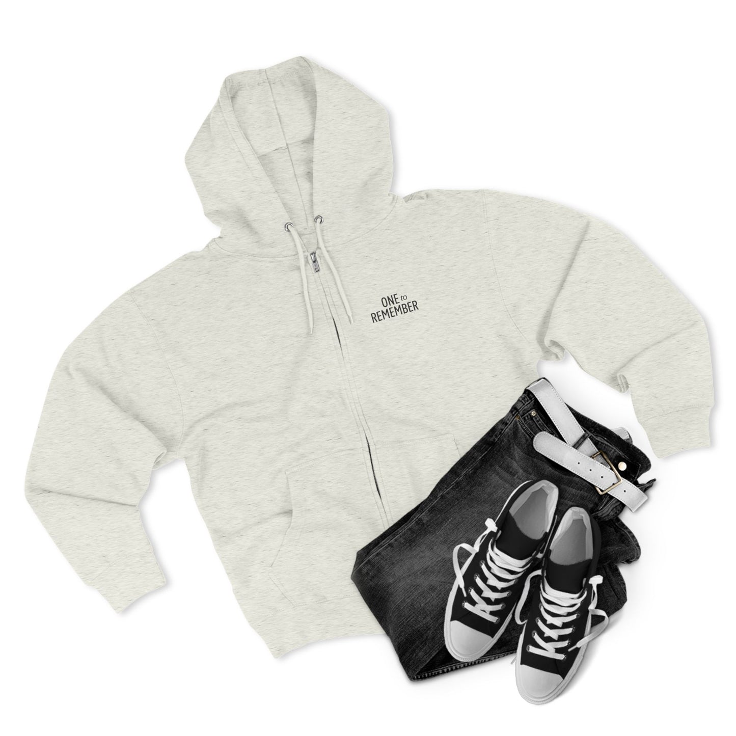 One To Remember Zip-UP Hoodie (Soft Nature)