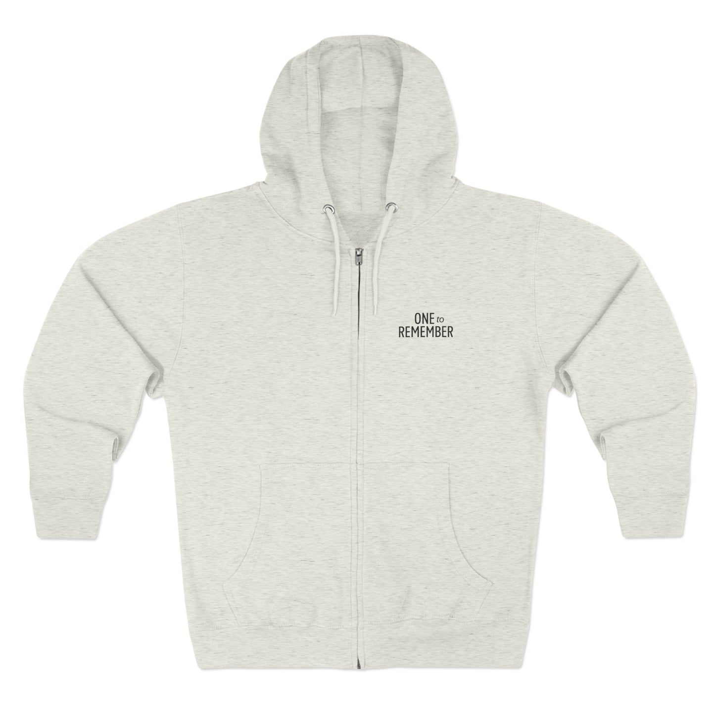 One To Remember Zip-UP Hoodie (Soft Nature)