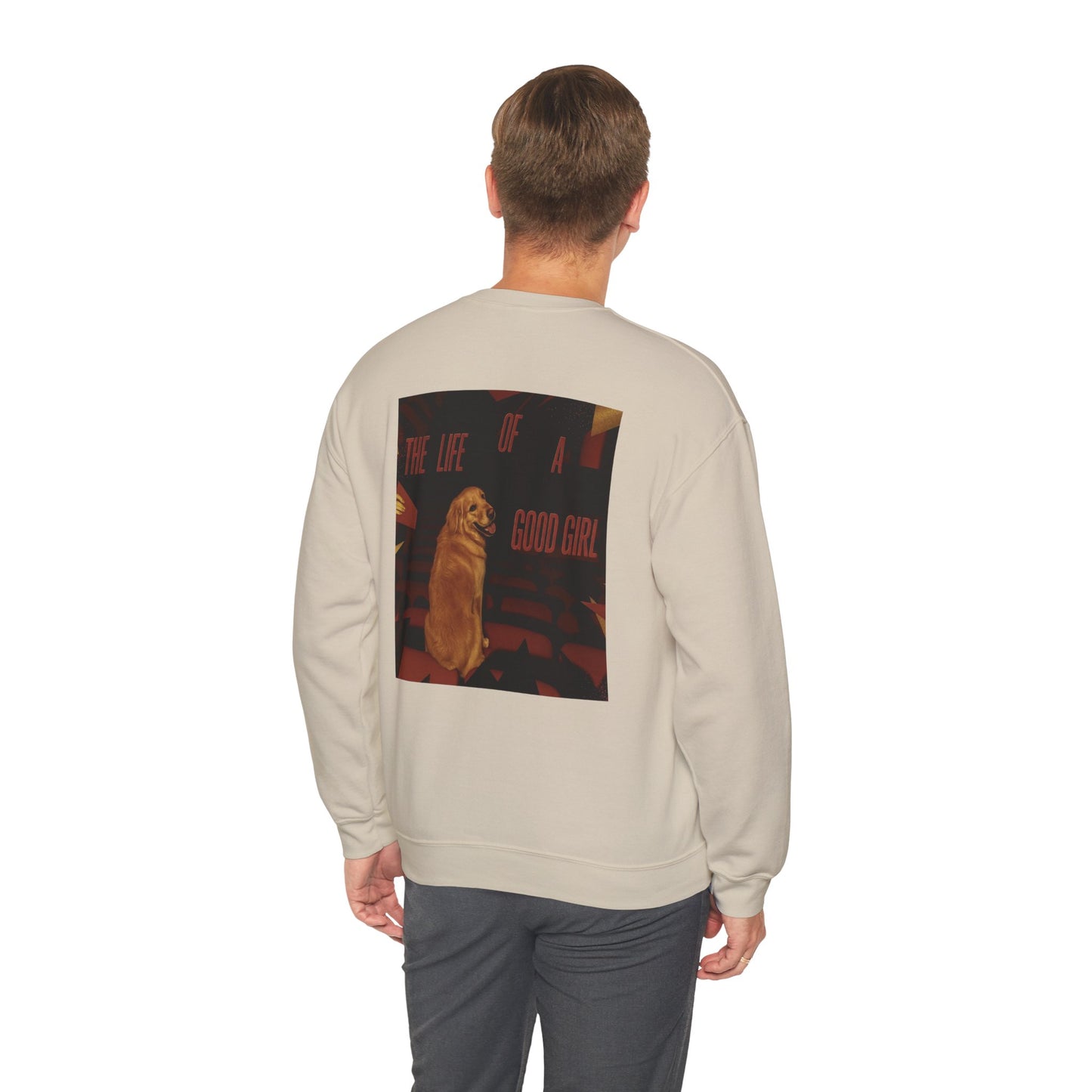 The Good Girl Era - It's Frightening Edition Sweater. (Image on Back)