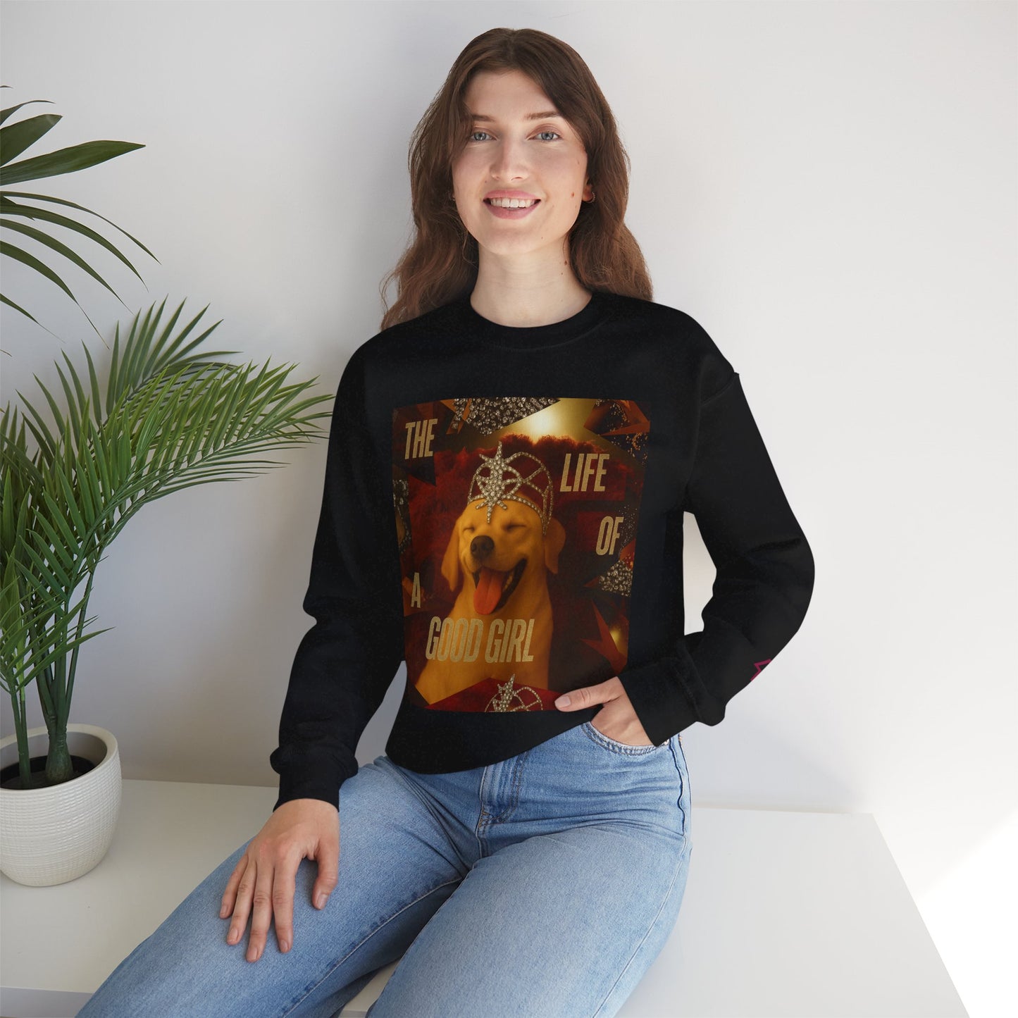 Life of a Good Girl "Tiny Bubbles In Champagne" Sweater ( Front Image )
