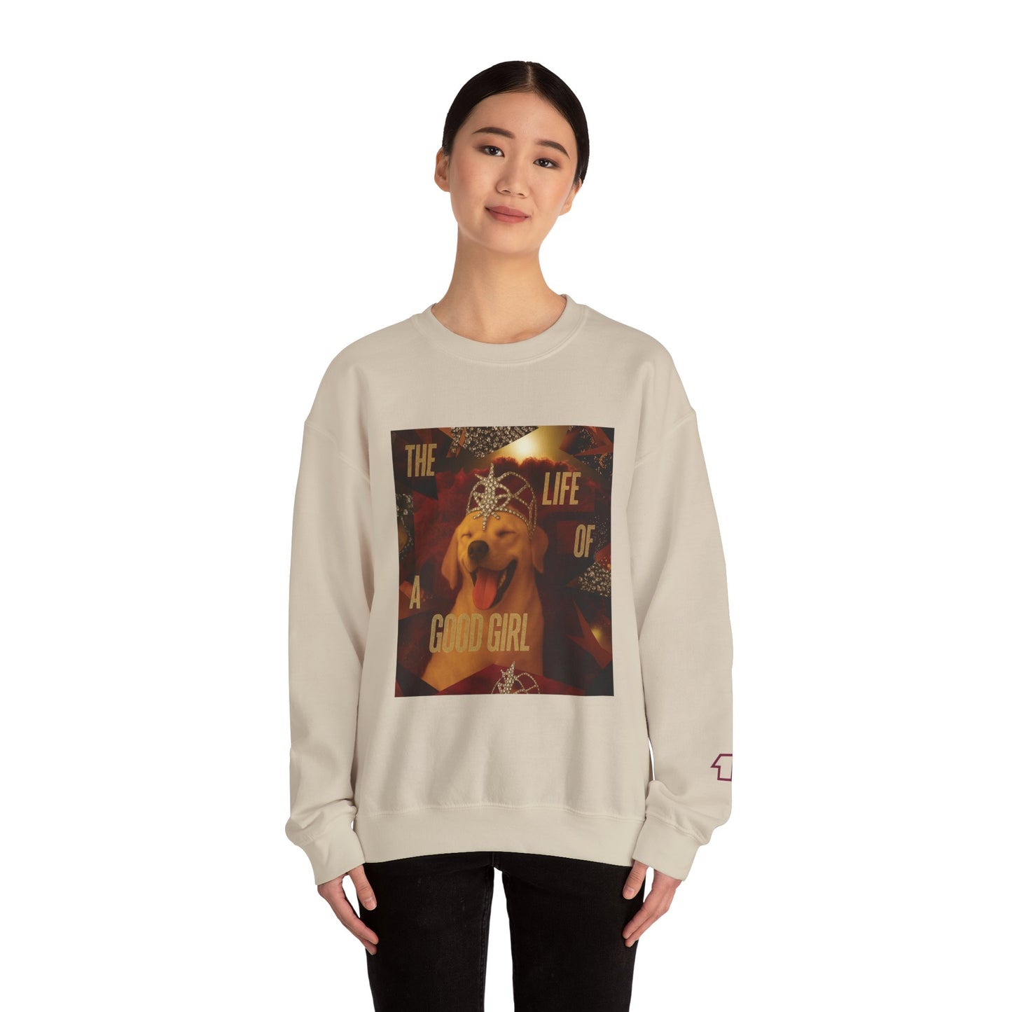 Good Girl Tiny Bubbles Custom Sweatshirt (Maria)