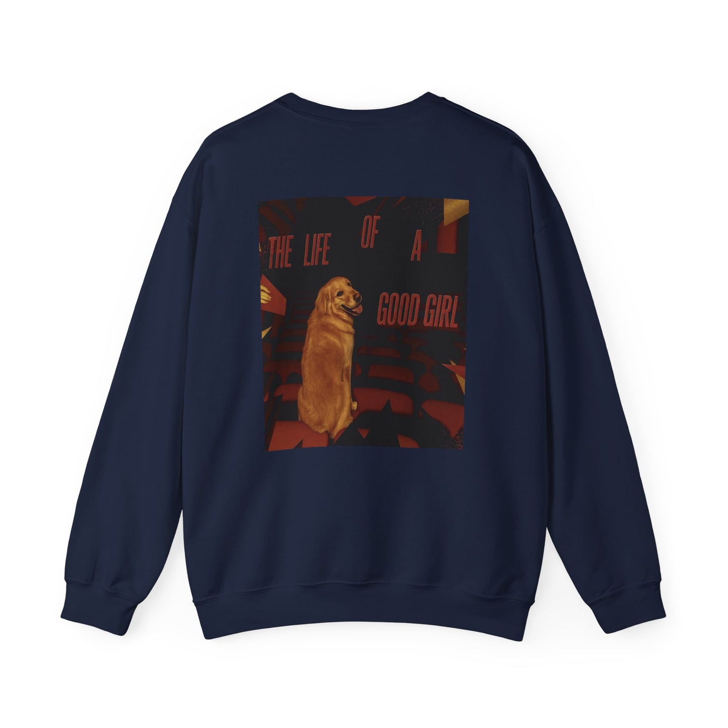 The Good Girl Era - It's Frightening Edition Sweater. (Image on Back)