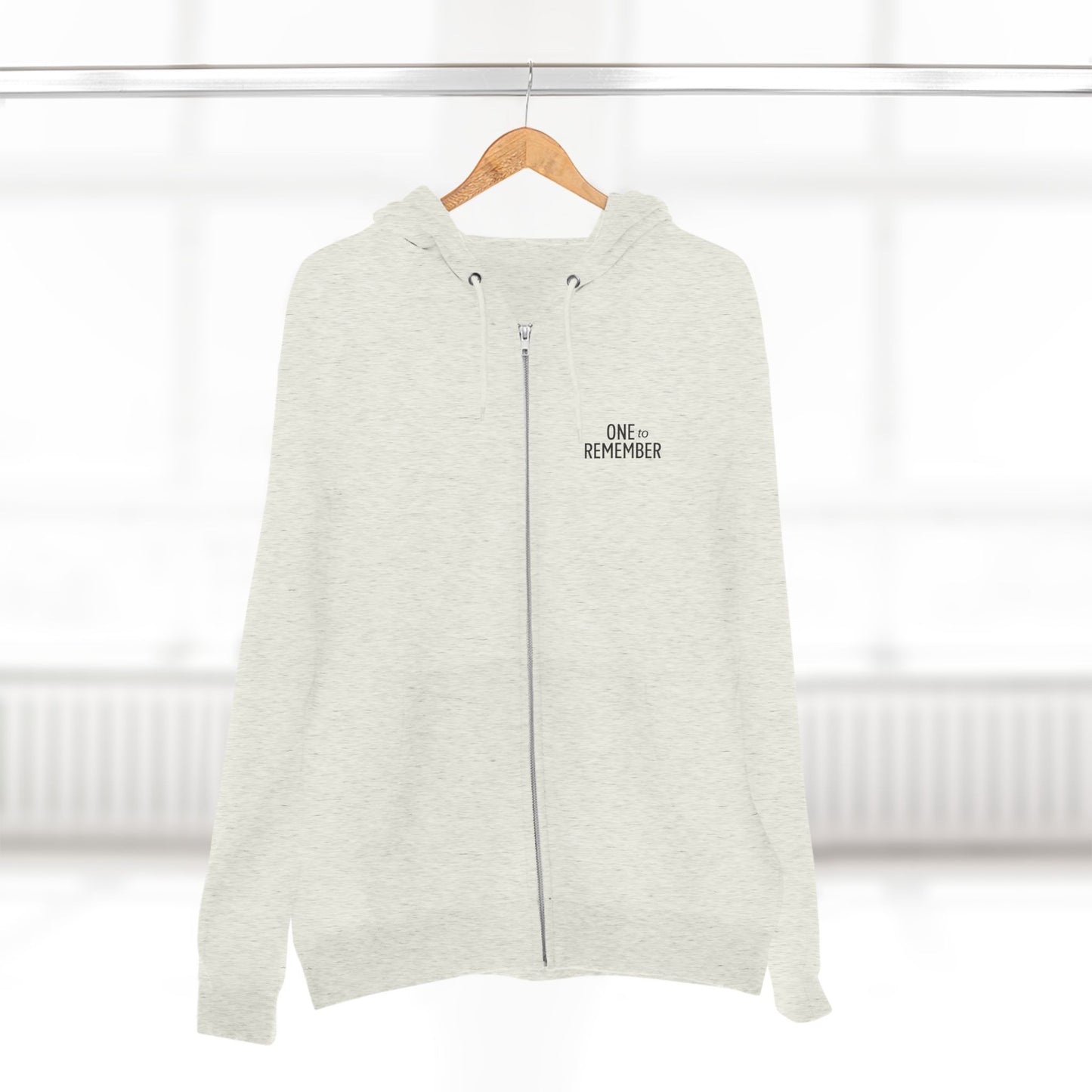 One To Remember Zip-UP Hoodie (Soft Nature)