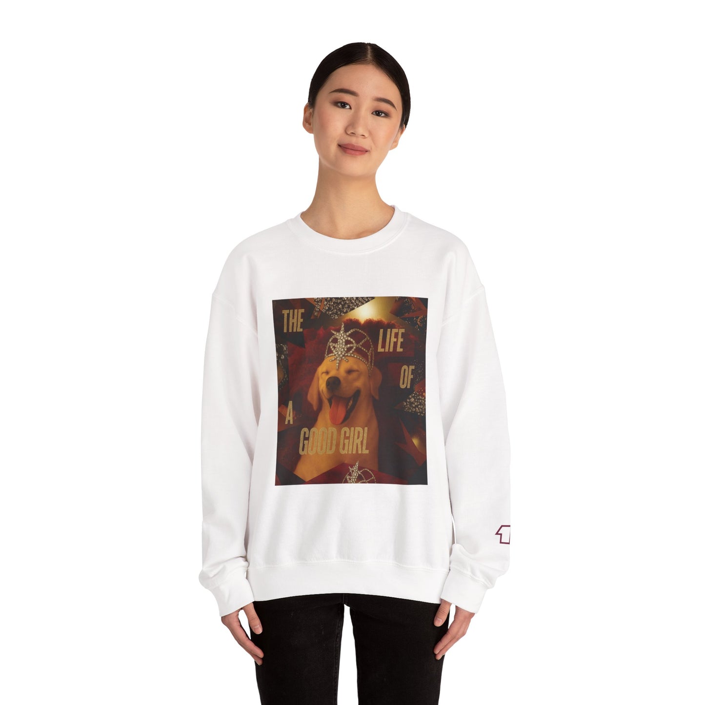 Good Girl Tiny Bubbles Custom Sweatshirt (Maria)